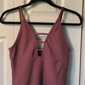Body suit - dusty plum